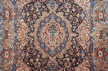 A carpet, Kashmar, c. 392 x 296 cm.