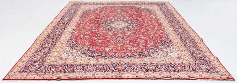 Carpet, Keshan, approx. 400 x 300 cm.