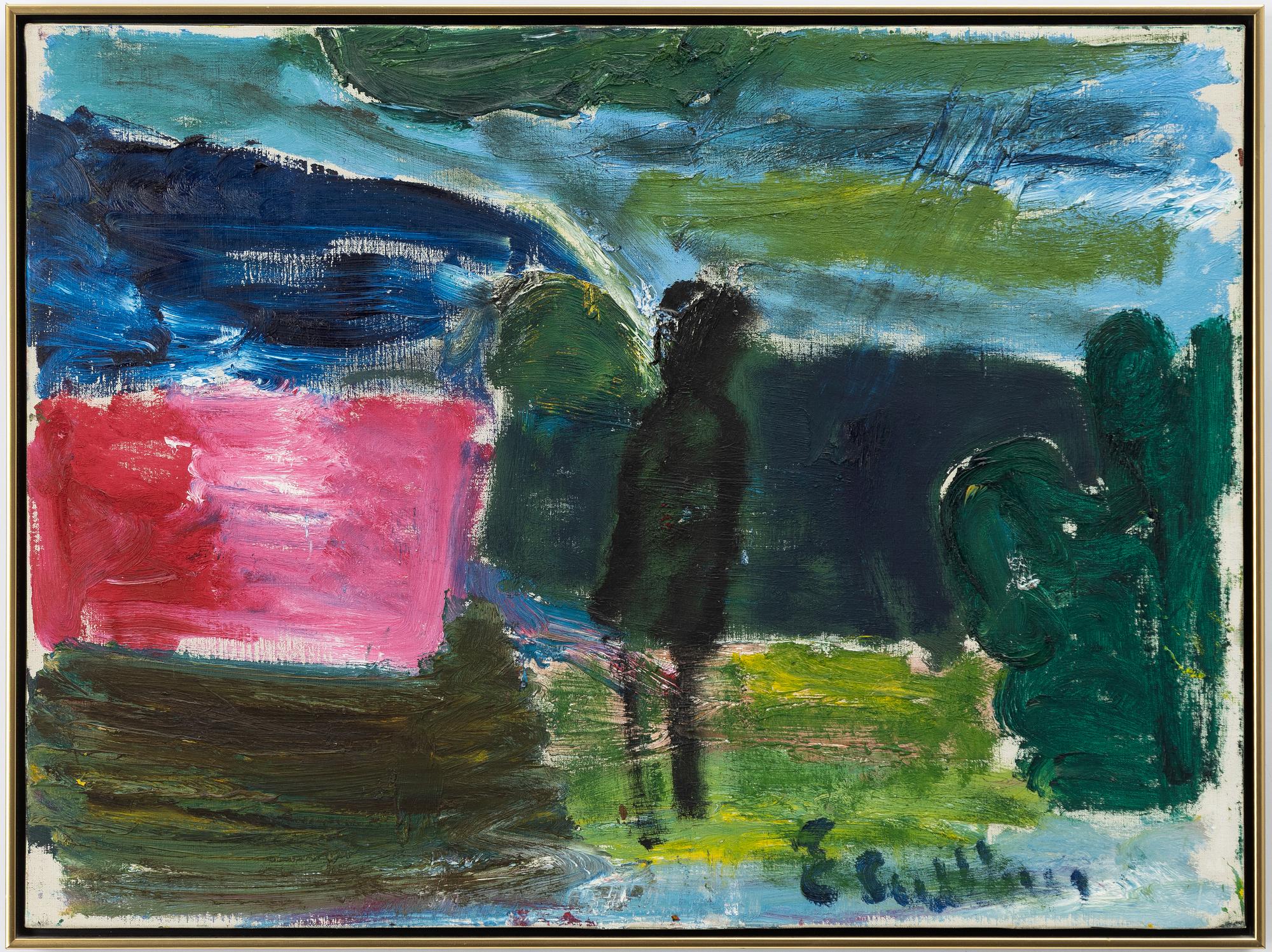 Erland Cullberg, Figure in landscape.