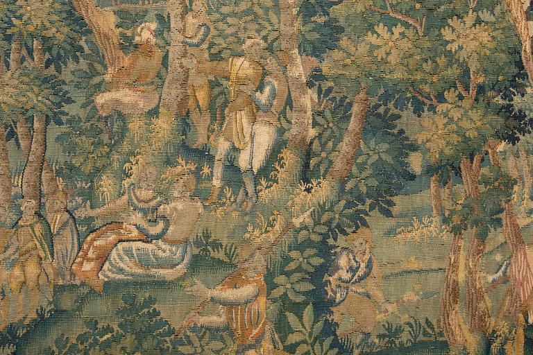 TAPESTRY, tapestry weave, probably Flanders, 17th century. Ca 217 x 271 cm.