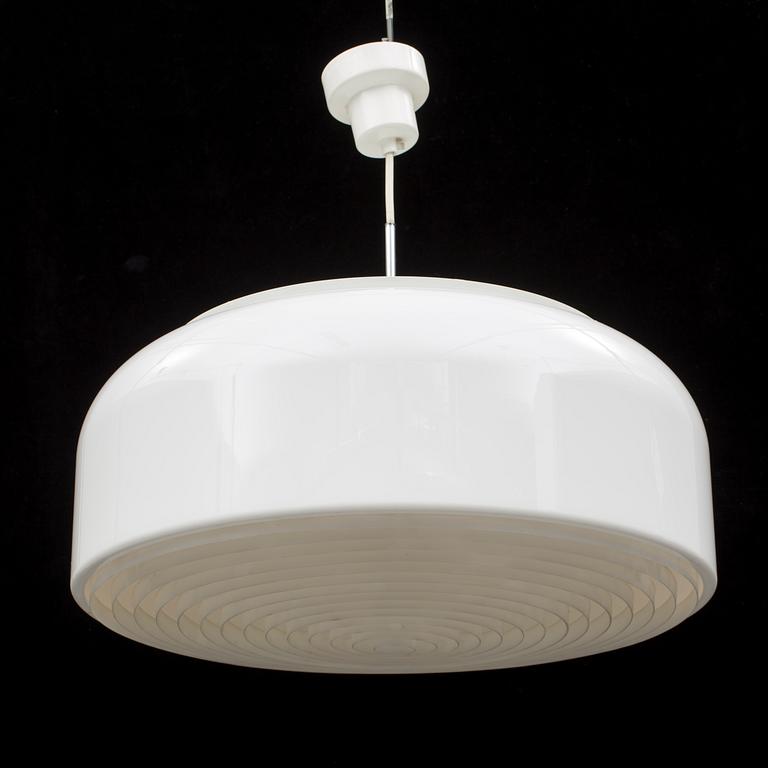 ANDERS PEHRSON, taklampor, 2 stycken, "Knubbling", Ateljé Lyktan, Åhus. 1900-talets andra hälft. Höjd 52-55 cm.