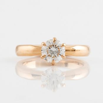 Solitaire with brilliant cut diamond 1.00 ct with GIA report,  Patrik af Forselles.