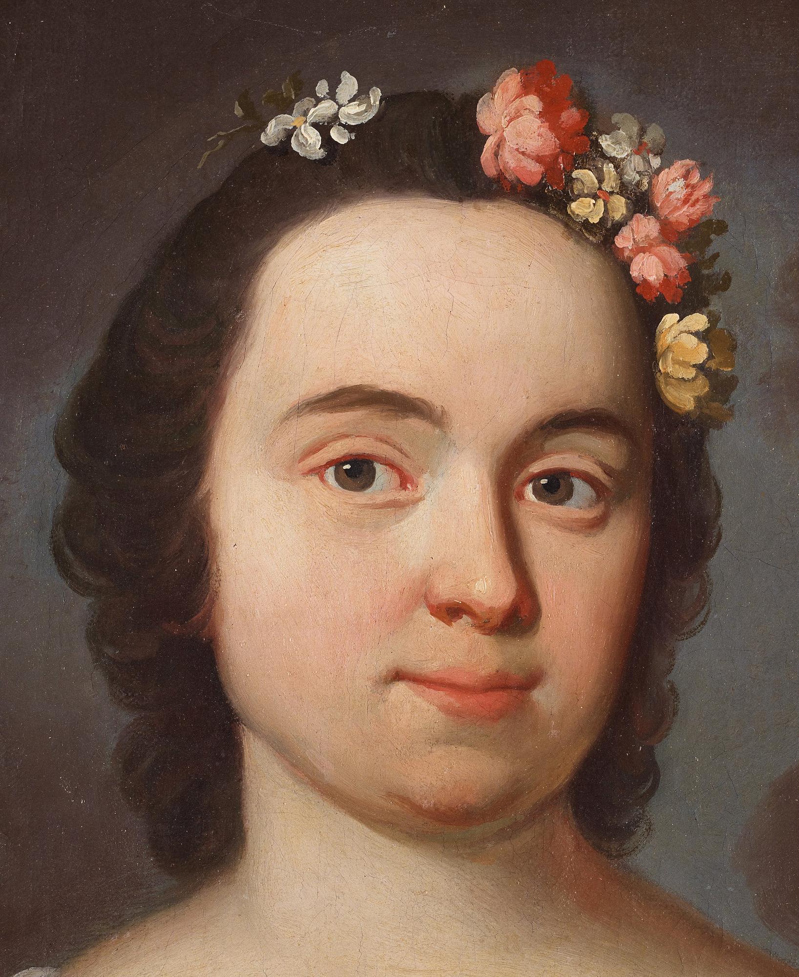 Lorens Pasch d y, "Maria Elisabet von Bahr” (1729-1761) gift von Hermansson.