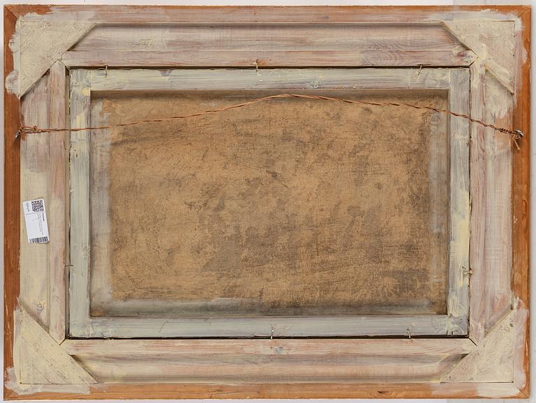 OKÄND KONSTNÄR, olja på duk, signerad A. Chappell Coole.