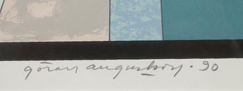 GÖRAN AUGUSTSON, serigrafi 78/100, signerad och daterad -90.