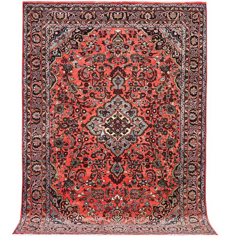 A Mehraban rug, c. 283 x 200 cm.