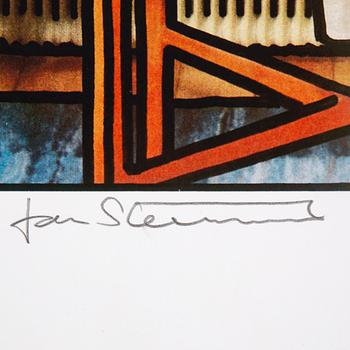 JAN STENMARK, lithograph in colours, signed 10/150.