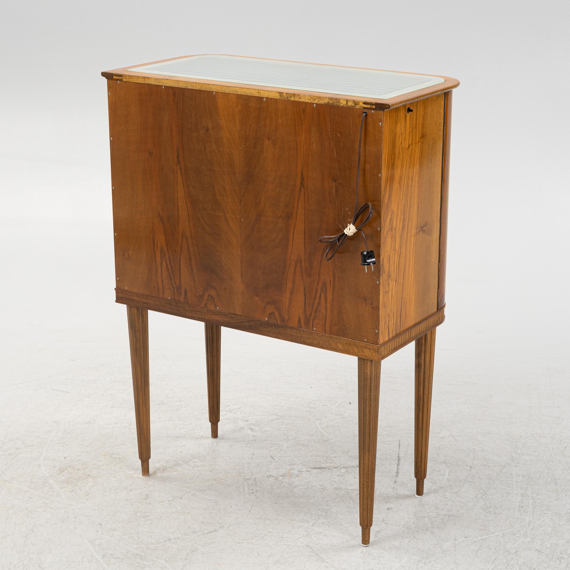 A Swedish Modern bar cabinet, AB Förenade Möbelfabrikerna, Lindköping, 1940's/50's.