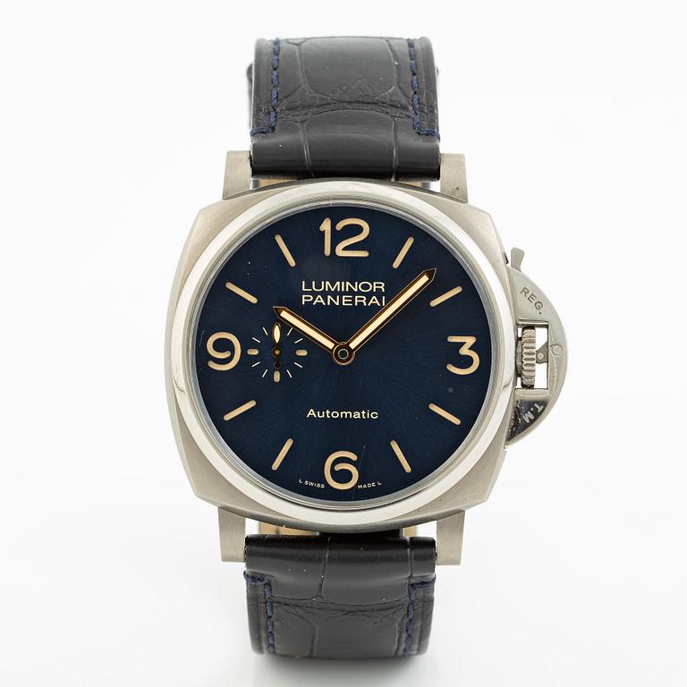 Panerai, Luminor Due, "Titanium", wristwatch, 45 mm.