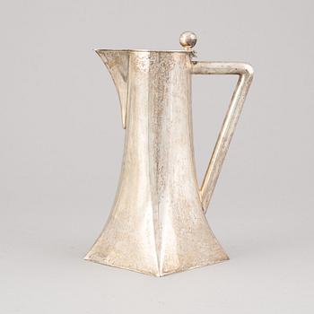 Vinkaraff, silver, Art Nouveau, AB David Andersen & Co, troligtvis, Stockholm, 1907.