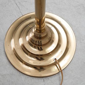 Bergboms, a pair of model 'G-024' brass floor lamps. Second half of the 20th century.