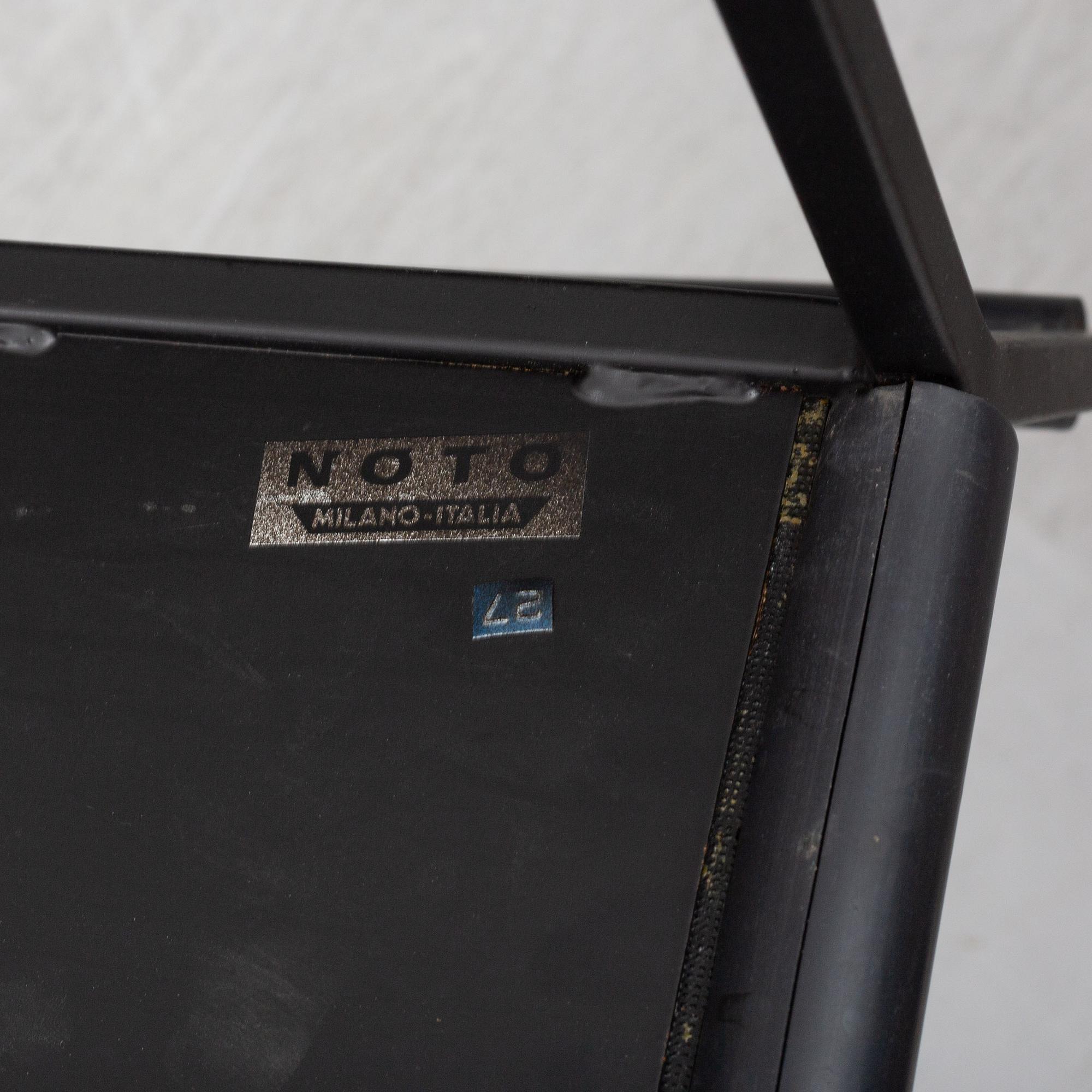 Maurizio Peregalli, a pair of 'Poltroncina' chairs for Zeus Noto, Italy. The model designed 1984.