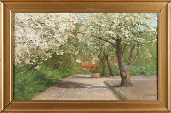 ALFRED THÖRNE, olja på duk, signerad.