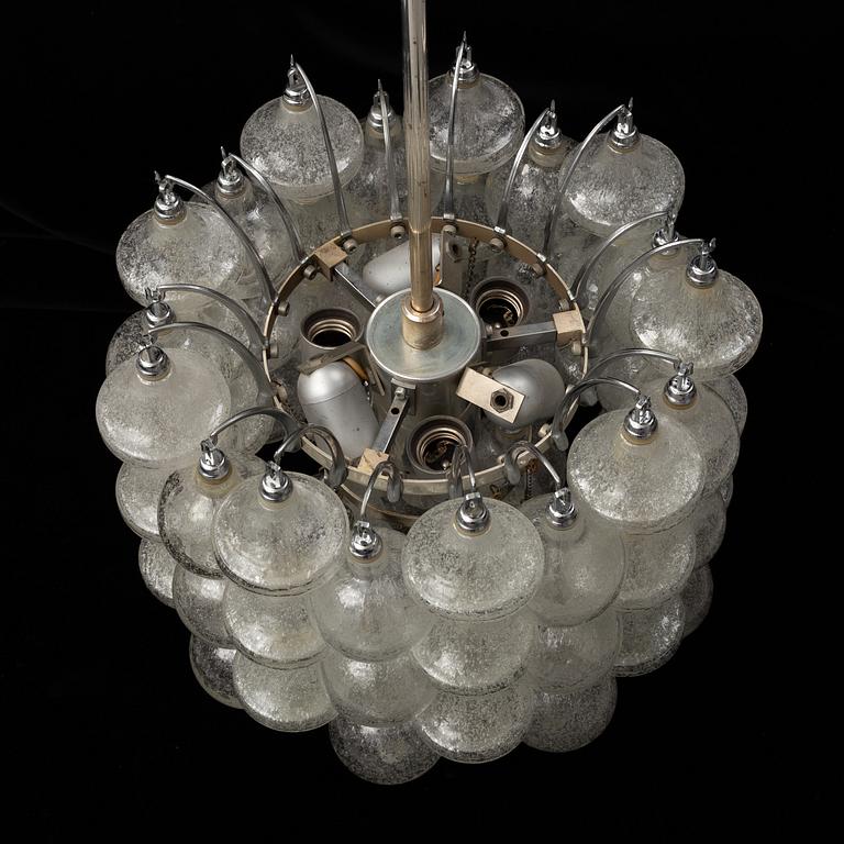 A 'Tulipan' chandelier from J.T. Kalmar, Austria, 1960's/70's.