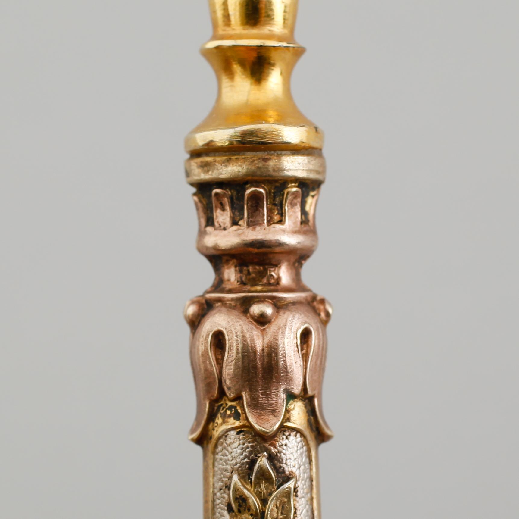 GAFFLAR, 6 st, silver, omkring år 1900.