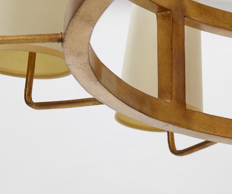 A chandelier, Tory Burch.