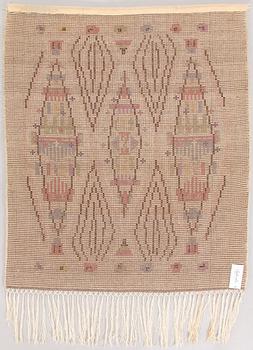 Laura Korpikaivo-Tamminen, rya, modell för Taidekutomo Laura Korpikaivo-Tamminen. Ca 125 x 105 cm.