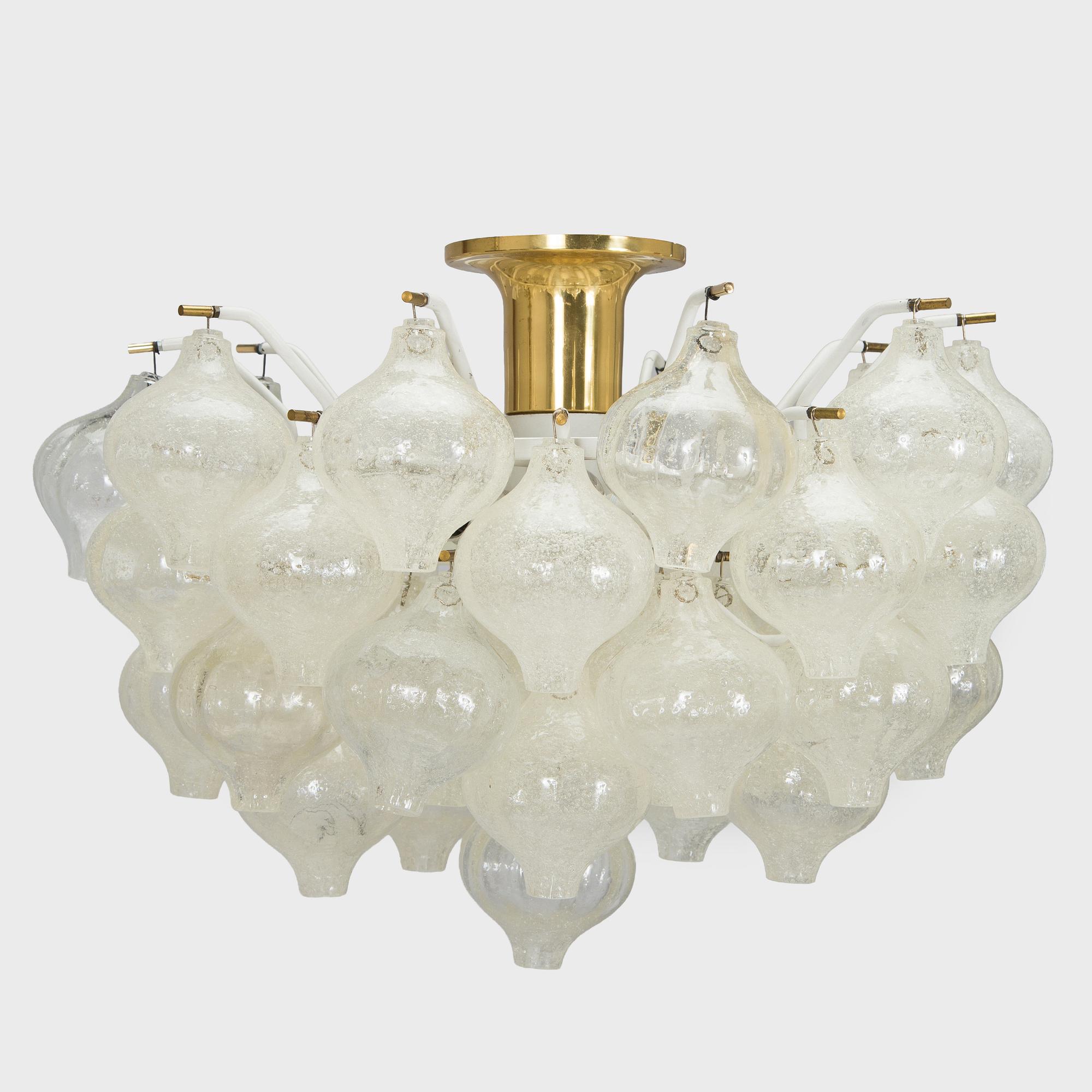 A 1960-70s ceiling lamp, model Tulipan 41 DL Flush Mount, for J. T. Kalmar.
