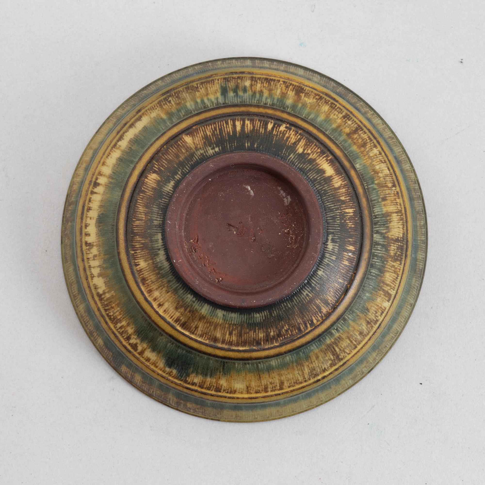 Wilhelm Kåge, a 'Farsta' stoneware bowl, Gustavsbergs Studio 1952.
