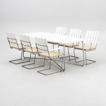 Garden furniture, 7 pcs, Grythyttan, 21st century.