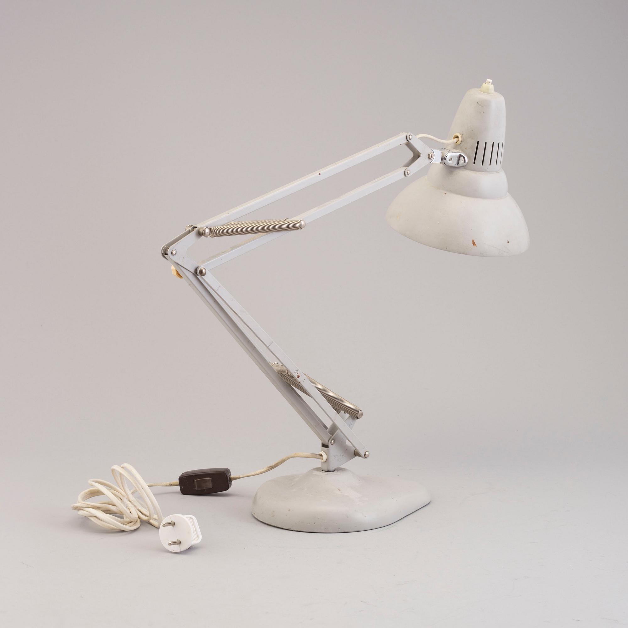 SKRIVBORDSLAMPA, Ledu, 1900-talets mitt.