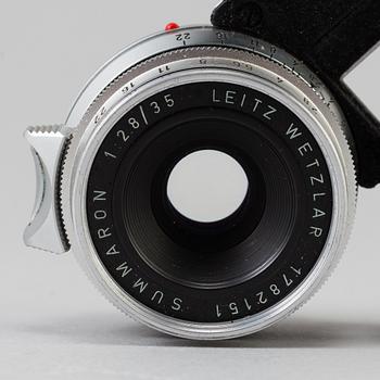 A Chrome Leica Summaron 1:2,8/35, nr 1782151, Ernst Leitz, Wetzlar.