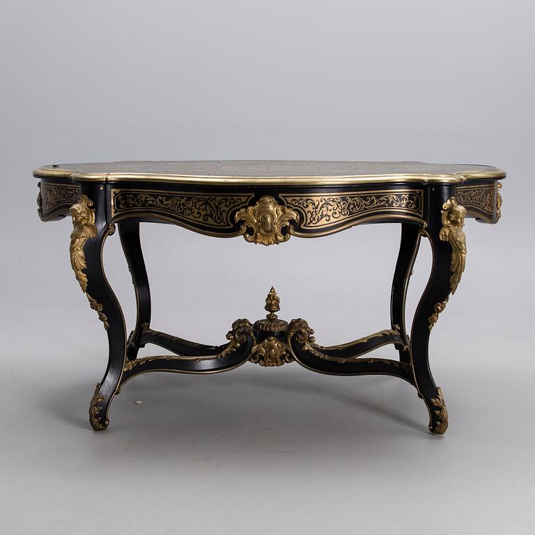 PÖYTÄ, Boulle-tyyli, 1800-luvun loppu.