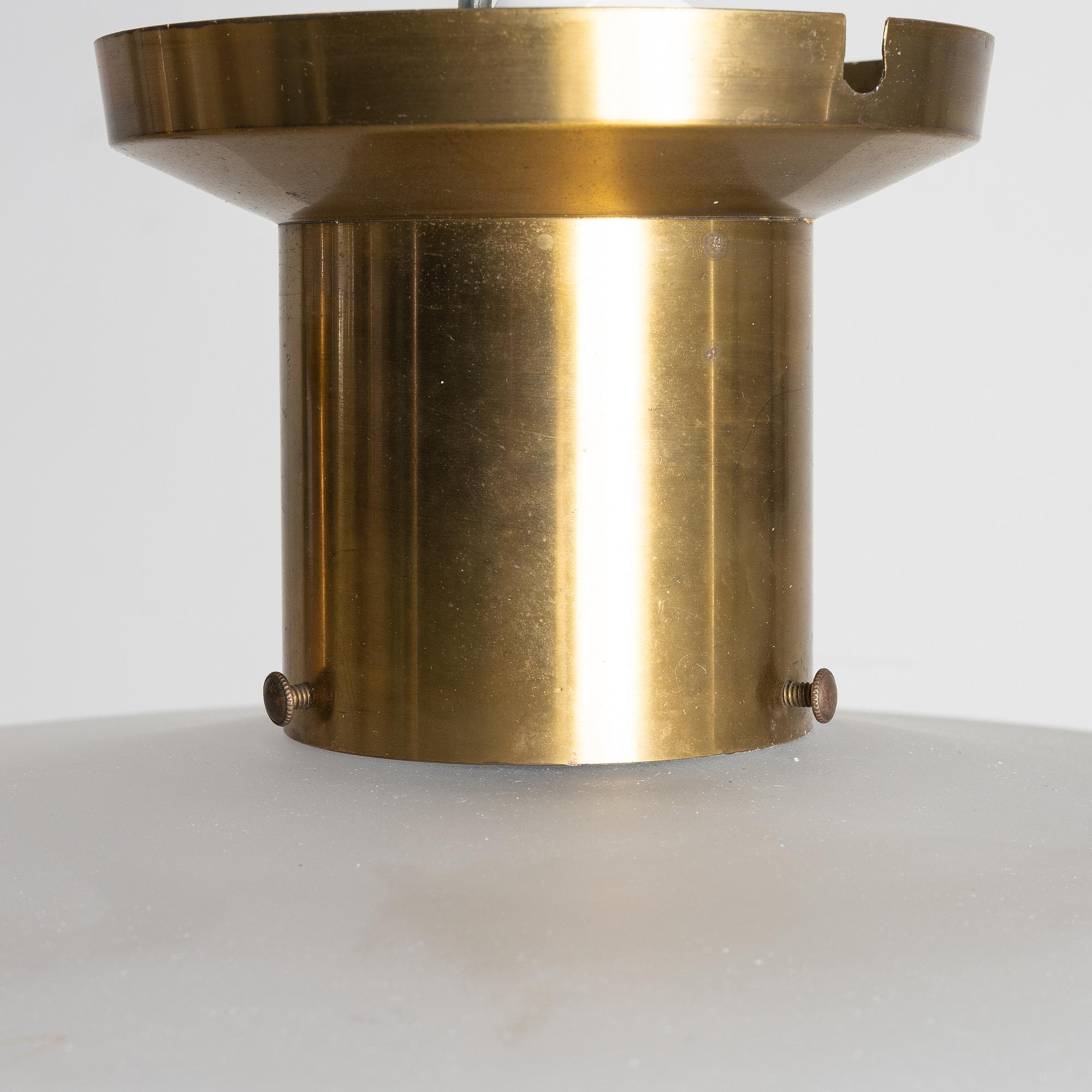 A pair of Swedish Modern ceiling lamps, 1940s/50s.