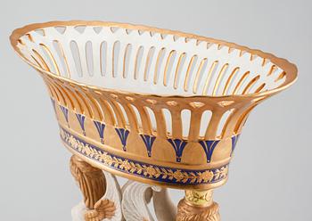 UPPSATSSKÅL, porslin, Meissen-liknande märke, omkring år 2000.