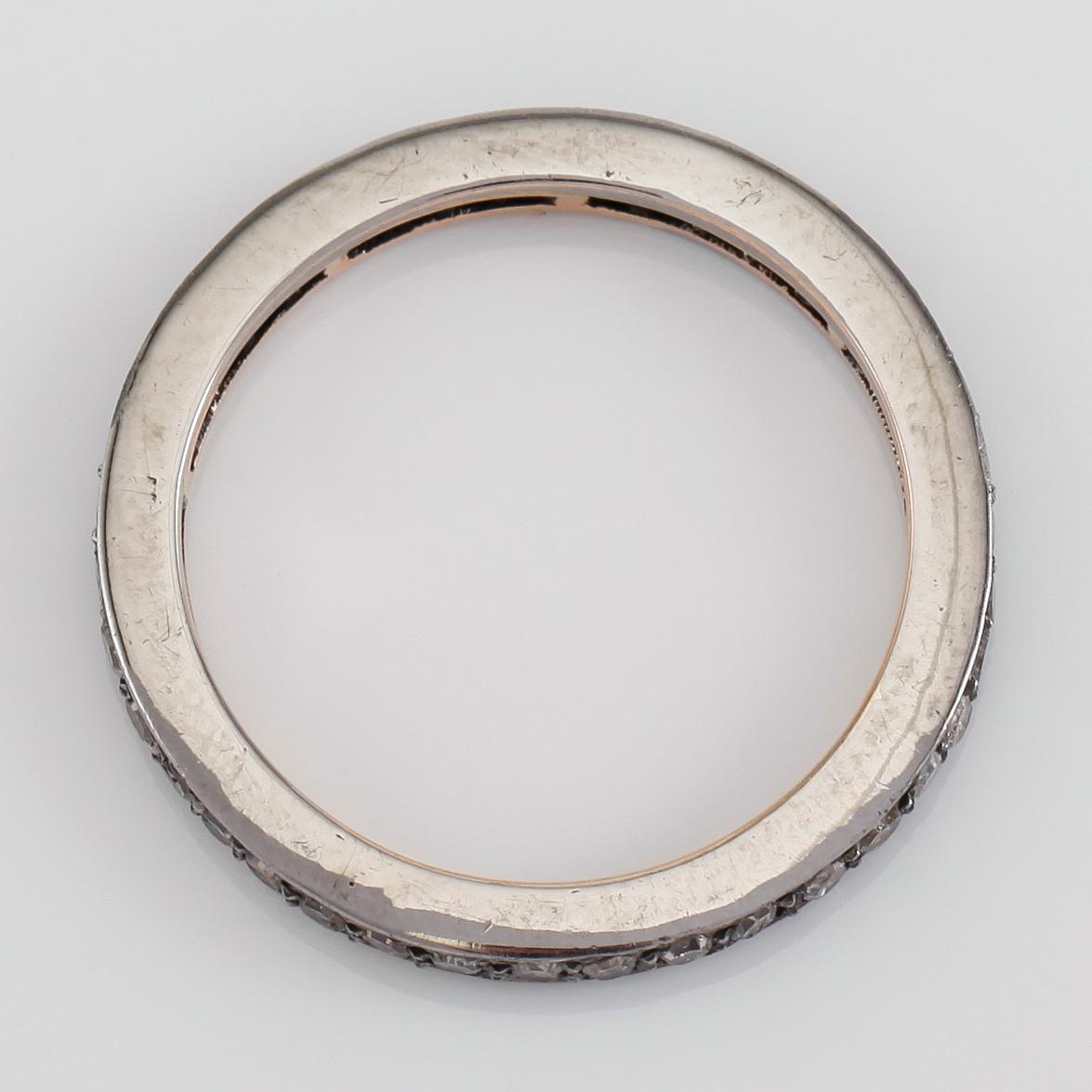 RING, silver och diamanter tot ca 0.62 ct.
