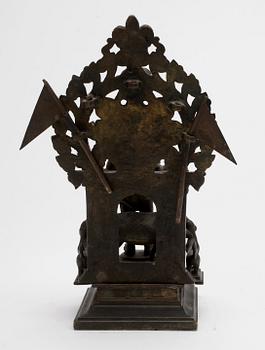 FIGURIN, brons, Indien, troligen 1800-tal.