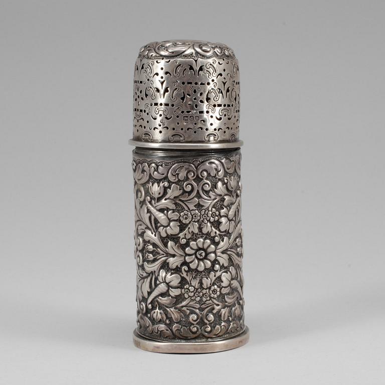 PARTI SILVER, 4 delar, England. 1800-tal. Total vikt ca 518 g.