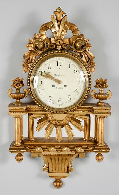 VÄGGPENDYL, gustaviansk stil, 1900-talets mitt.