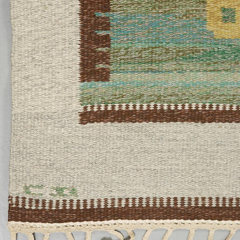 CARL DANGEL, a carpet, flat weave, signed CD, 302 x 200,5 cm, Sweden around mid 20th century.