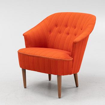 Carl Malmsten, a 'Lillasyster' easy chair for OH Sjögren, second half of the 20th Century.