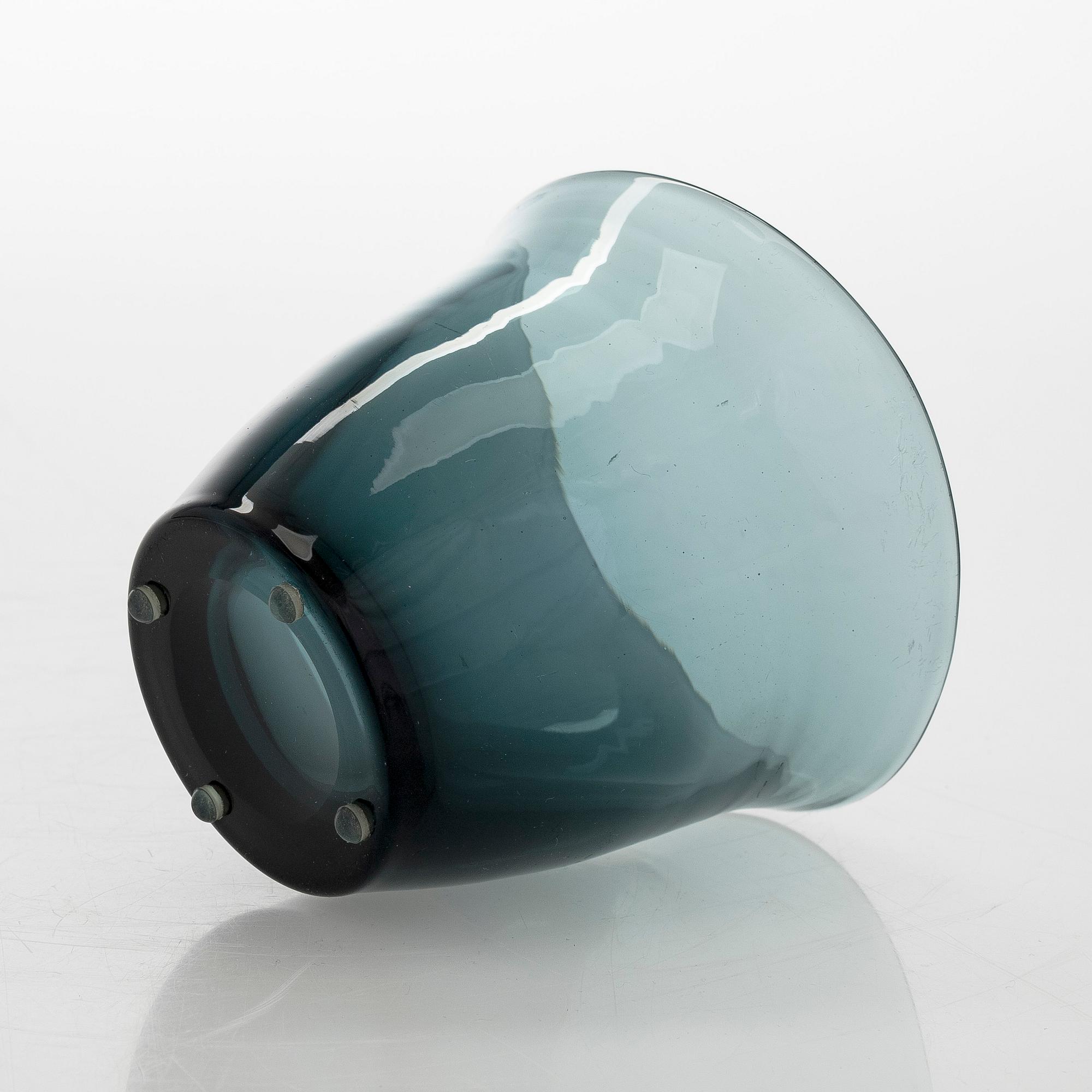 Gunnel Nyman, skål, modell 38 / 11122, Riihimäki Glasbruk Ab. Osignerad. Formgiven 1938.