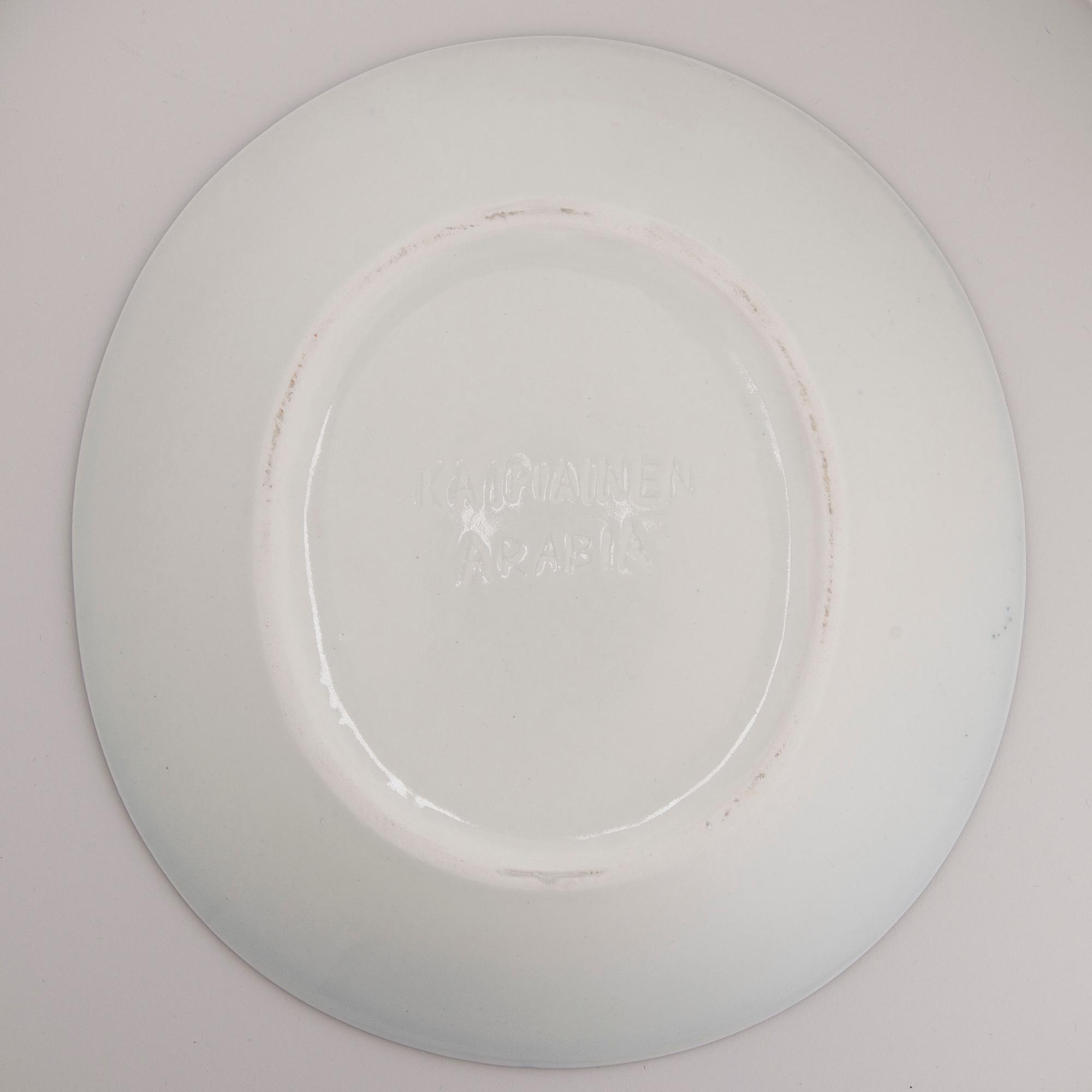 BIRGER KAIPIAINEN, KERAMIKFAT. Blomma. Sign. Kaipiainen, Arabia.