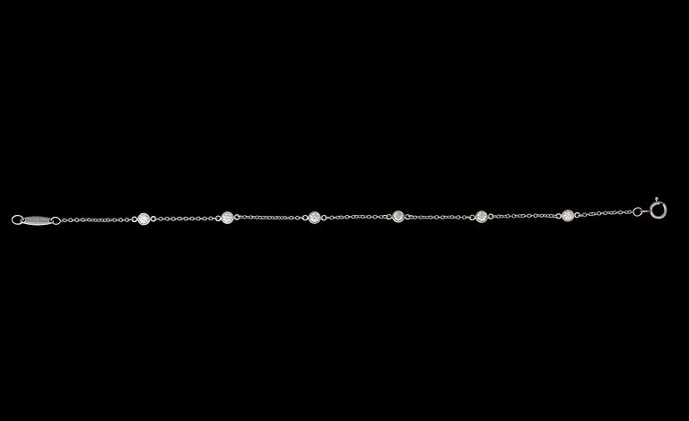 A BRACELET,  Elsa Peretti, Tiffany & Co. Platinum, brilliant cut diamonds.