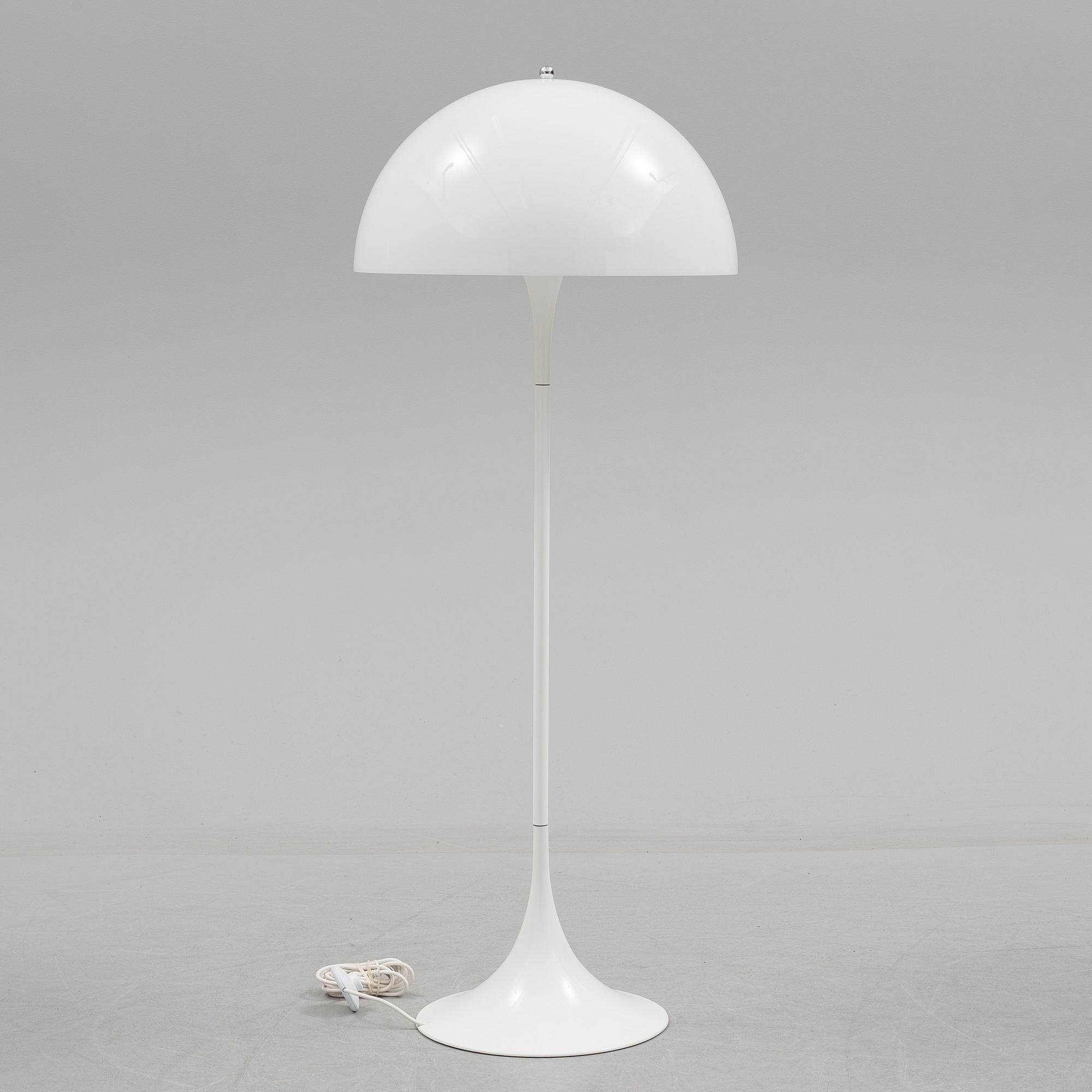 A 'Panthella' floor light by Verner Panton for Louis Paulsen, Denmark. Signed with label.