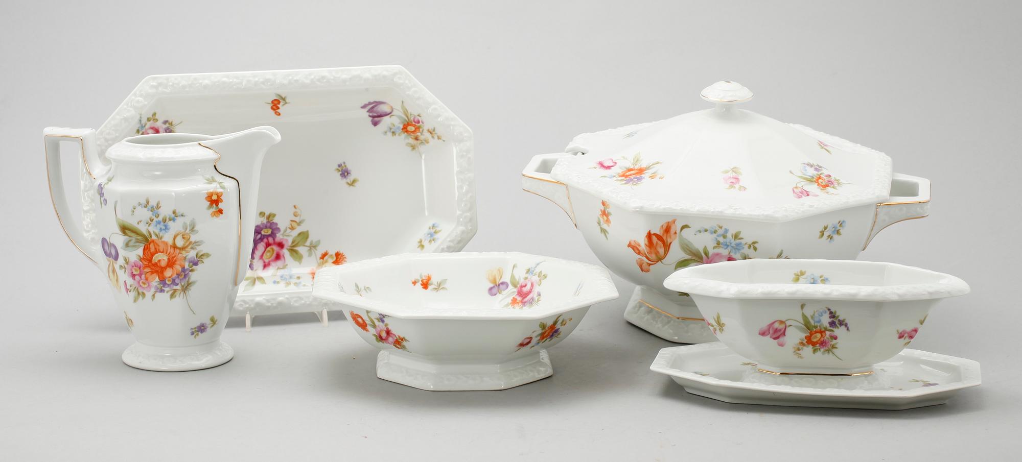 MATSERVIS, 45 del, porslin, "Maria", Rosenthal.