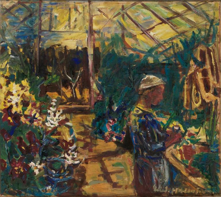 Erik Gunnarsson Hallström, Växthus vid Ekolsund.