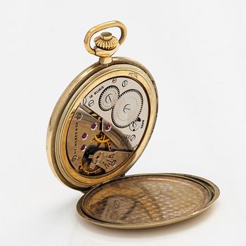 Taskukello, H. Moser & Cie, 49 mm, 14K kultaa,