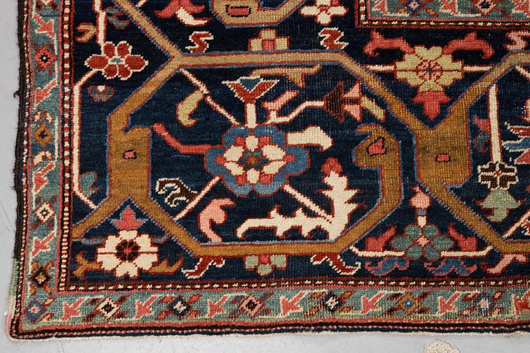 A carpet, antique Heriz, a so-called Serapi, ca 360 x 321 cm.