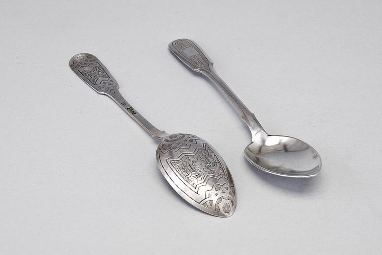 2 RUSSIAN SPOONS.
