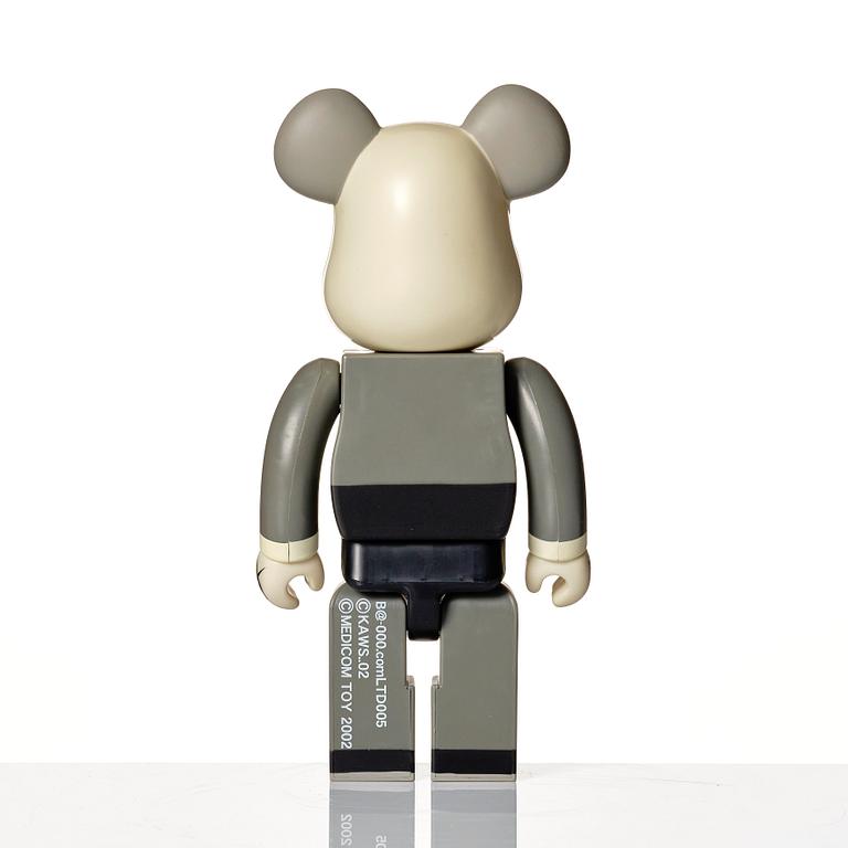 KAWS, 400% BE@RBRICK (Grey).