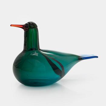 Oiva Toikka, A glass bird 'Outakyyhky' , signed Oiva Toikka, Nuutajärvi Notsjö.
