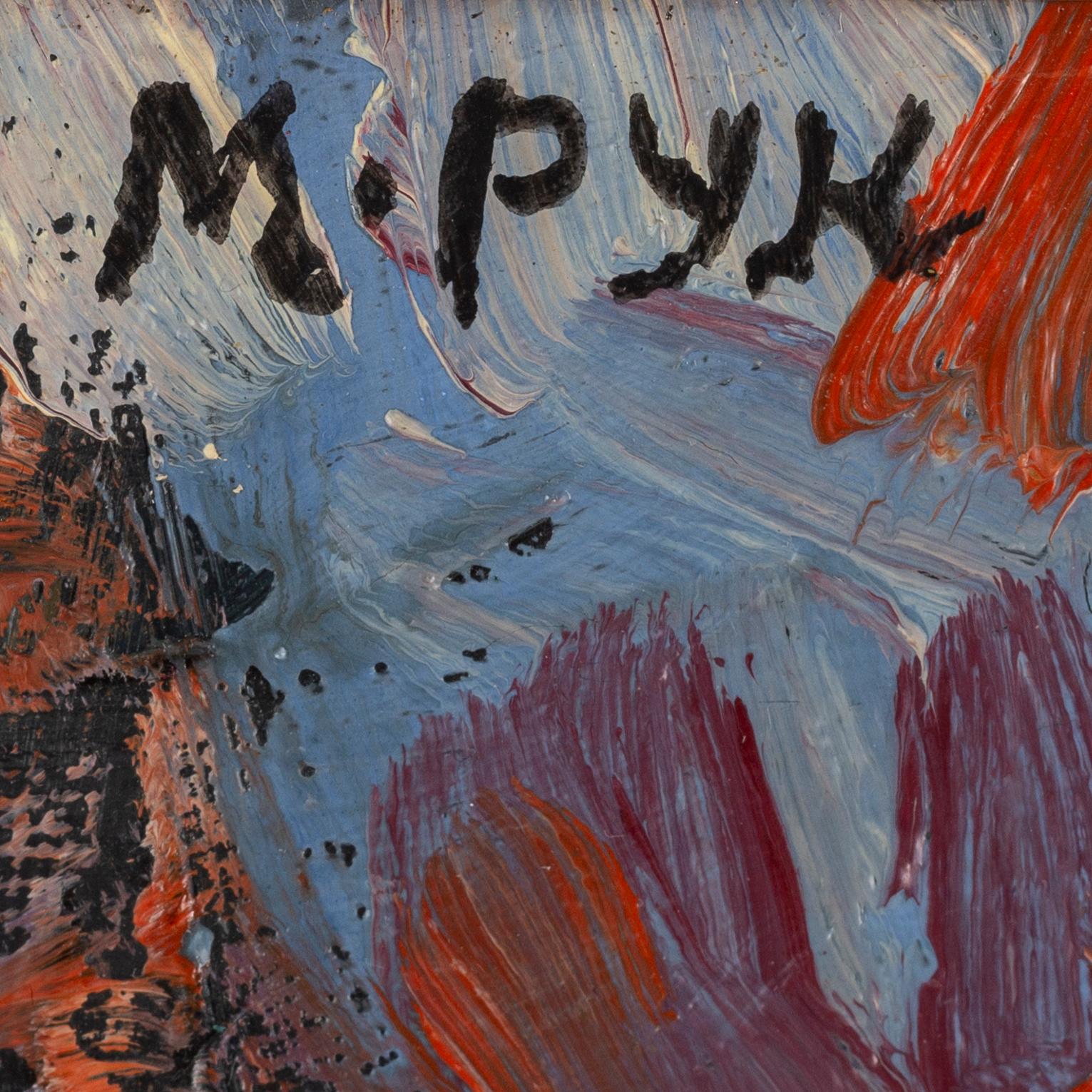 MADELEINE PYK, oil on panel, signed M Pyk.
