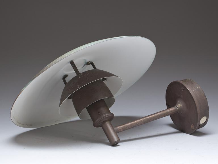 VÄGGLAMPA, "Modell PH", för ytterbelysning, Poul Henningsen, 1900-tal.