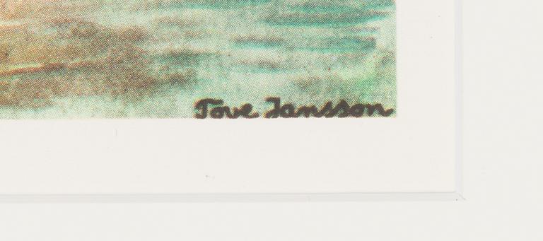 Tove Jansson, affisch, "Den hemliga ön".