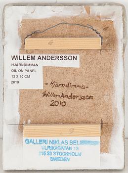 WILLEM ANDERSSON, blandteknik på pannå, signerad och daterad 2010 a tergo.